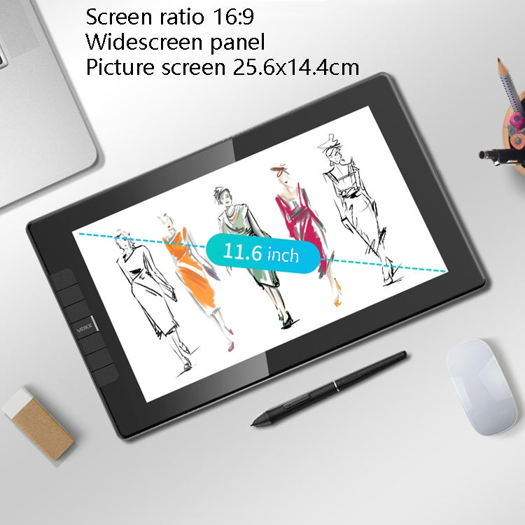VEIKK VK1200 Digital Screen Hand Drawing Screen Electronic Painting Board, VK1200