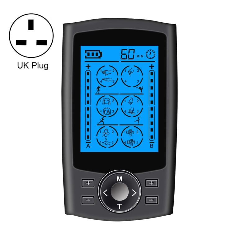 24-Mode Digital Electronic Pulse Massager Intelligent Whole Body Physical Therapy Meridian Massager, US Plug, EU Plug, AU Plug, UK Plug