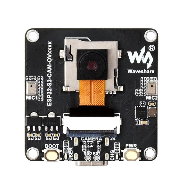 Waveshare ESP32-S3 AIoT Camera Development Board, With GC0308 Camera, With GC2145 Camera, With OV3660 Camera, With OV5640 Camera