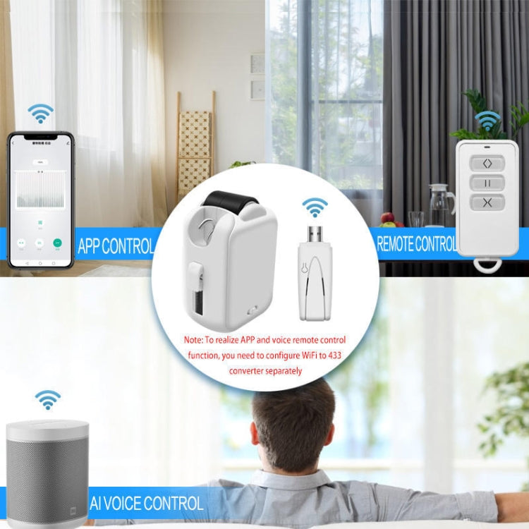 X101 Smart Home Automatic Curtain Machine With RC, Style:, Track Model Single Host, Track Model Double Host, Track Model Single Host+Gateway, Track Model Double Host+Gateway, Roman Pole Model Single Host, Roman Pole Model Double Host                   ...