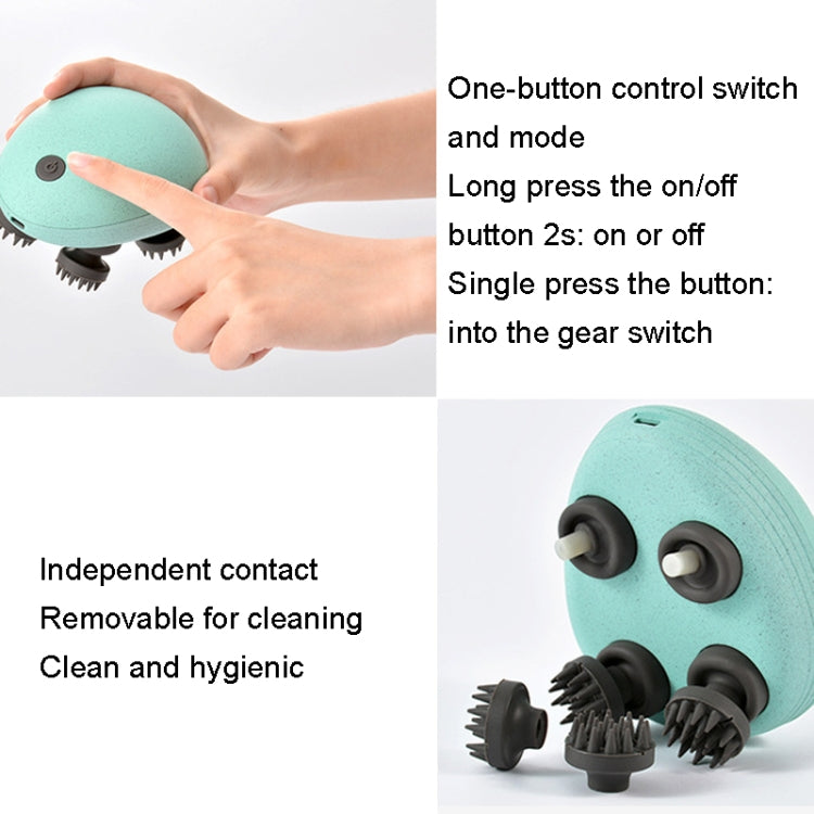 Mini Electric Head Massage, Mini White, Mini Blue, Mini Silver