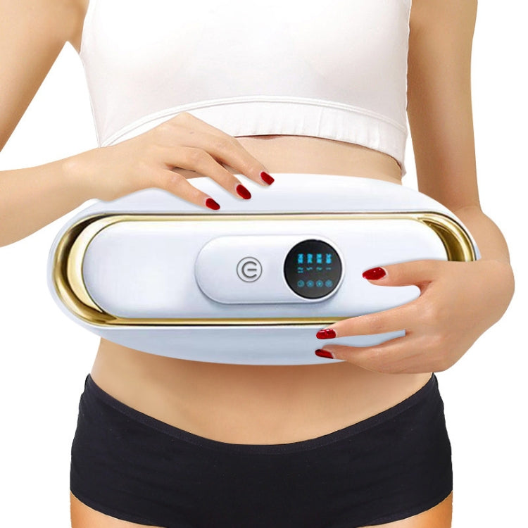 Smart Abdominal Massage Hot Compress Belt Girls Menstrual Period Massager, Far Infrared Green, Far Infrared  White