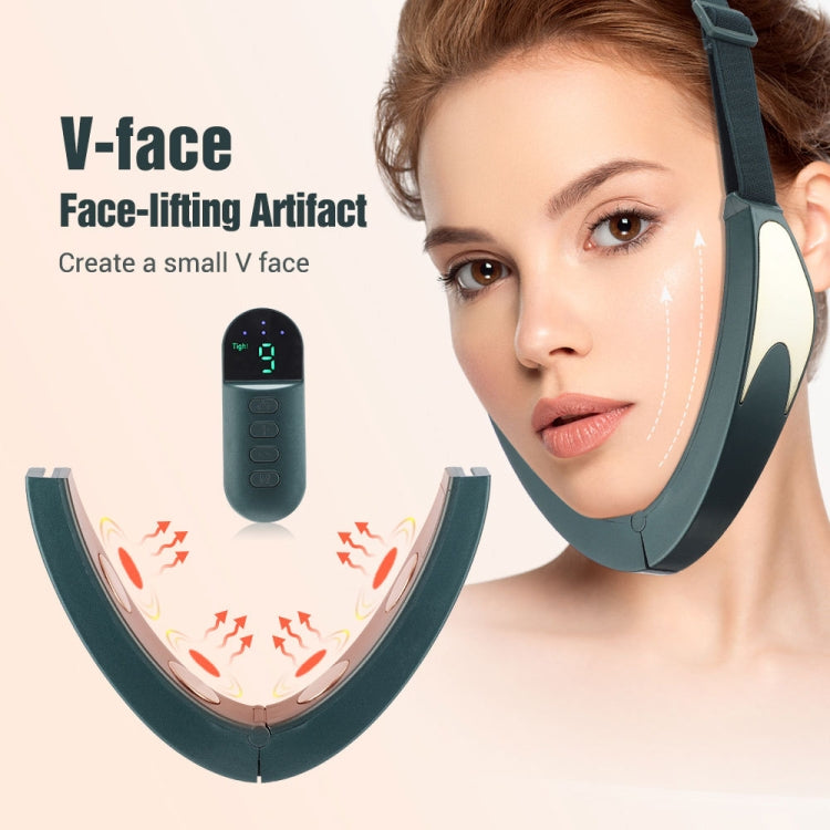 Microcurrent EMS Face Thinning Instrument Skin Rejuvenation Beauty Instrument, (Green)