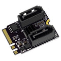 M2 to SATA3.0 Adapter Card PCI-E3.0 Card KEY A+E WiFi M.2 to SATA JMB582 Chip, JMB582