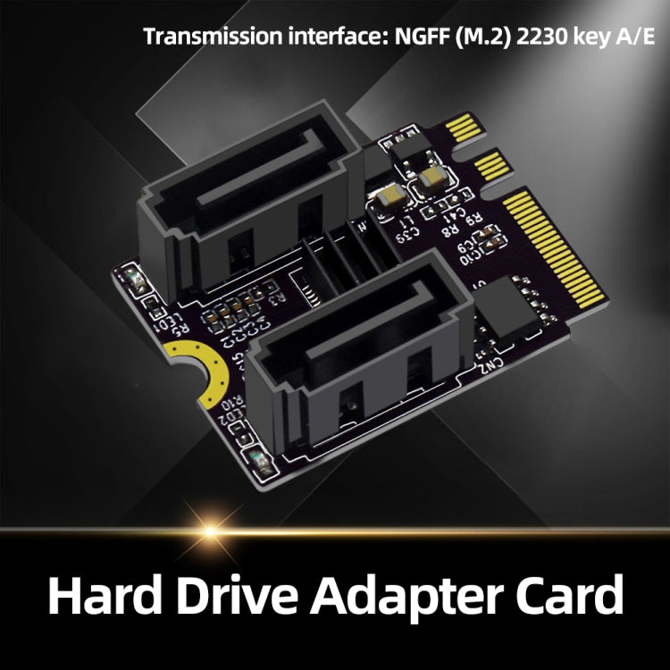 M2 to SATA3.0 Adapter Card PCI-E3.0 Card KEY A+E WiFi M.2 to SATA JMB582 Chip, JMB582