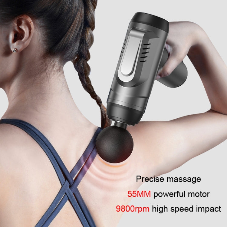 Konka 6 Speed Intelligent Fascia Gauge Muscle Relaxation Massager With 4 Massage Heads