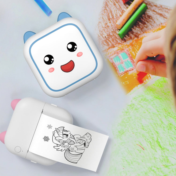 C26 Mini Portable Bluetooth Photo Label Thermal Printer, Blue+1 Paper, Pink+1 Paper, Blue+5 Paper, Pink+5 Paper, Blue+5 Stickers, Pink+5 Stickers, Blue+10 Paper, Pink+10 Paper, Blue+5 Paper+5 Stickers+3 Color Paper, Pink+5 Paper+5 Stickers+3 Color Paper