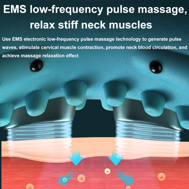 JJ-001 EMS Hot Compress Pulse Multifunctional Shoulder and Neck Massager