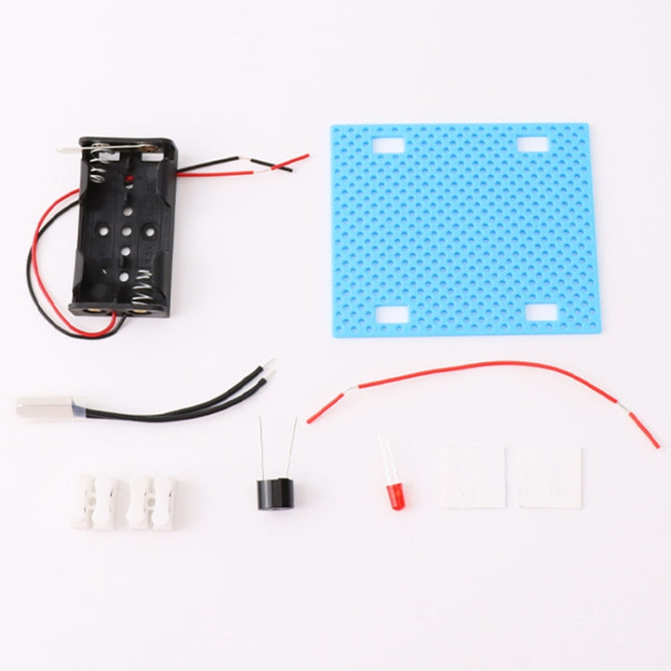 Fire Alarm Science Technology Teaching Aid DIY Experiment Material Kit Children Puzzle Invention, Fire Alarm