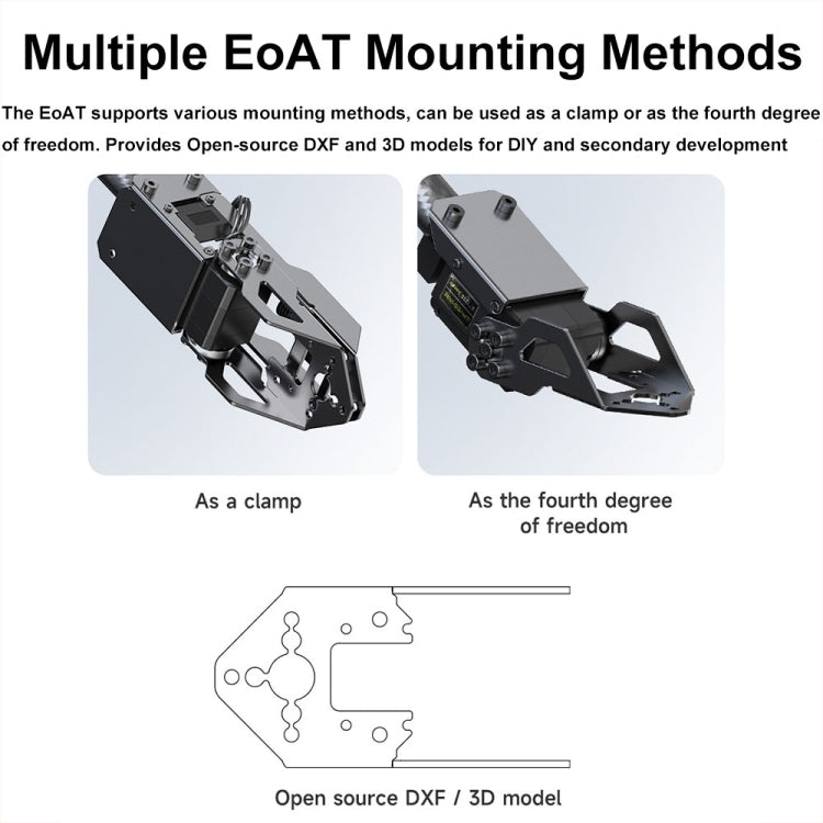 Waveshare 25118 RoArm-M2-S Desktop Robotic Arm Kit, Based On ESP32, 4-DOF, US Plug, UK Plug, EU Plug
