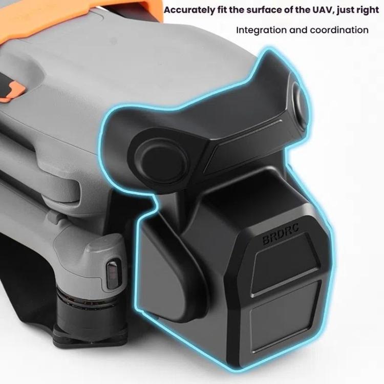 For DJI Air 3S BRDRC Lens Protective Cover Dustproof Anti-Knock Fixed Clip Gimbal Protector