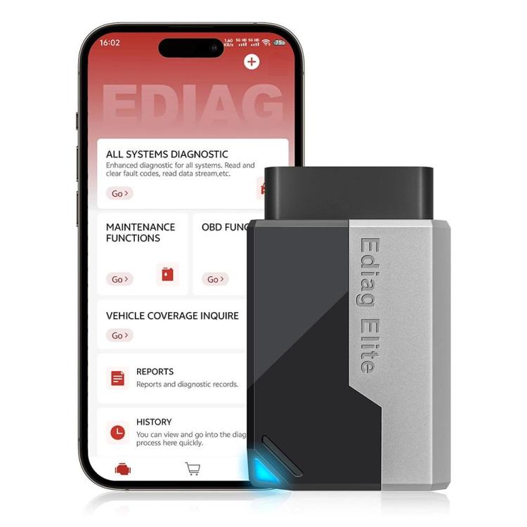 KINGBOLEN Ediag Elite Car Fault OBD2 Multilingual Detector, KBLJ05