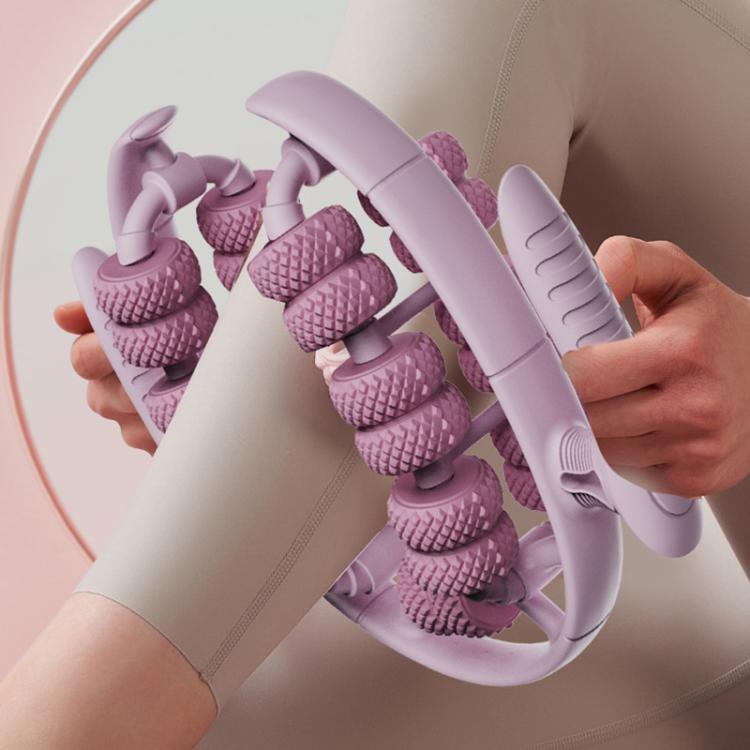26 Rounds Dual Row Circular Leg Slimming Clamp Arm Massager