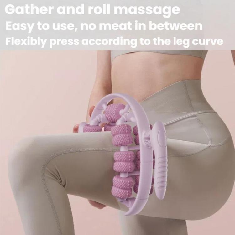 26 Rounds Dual Row Circular Leg Slimming Clamp Arm Massager