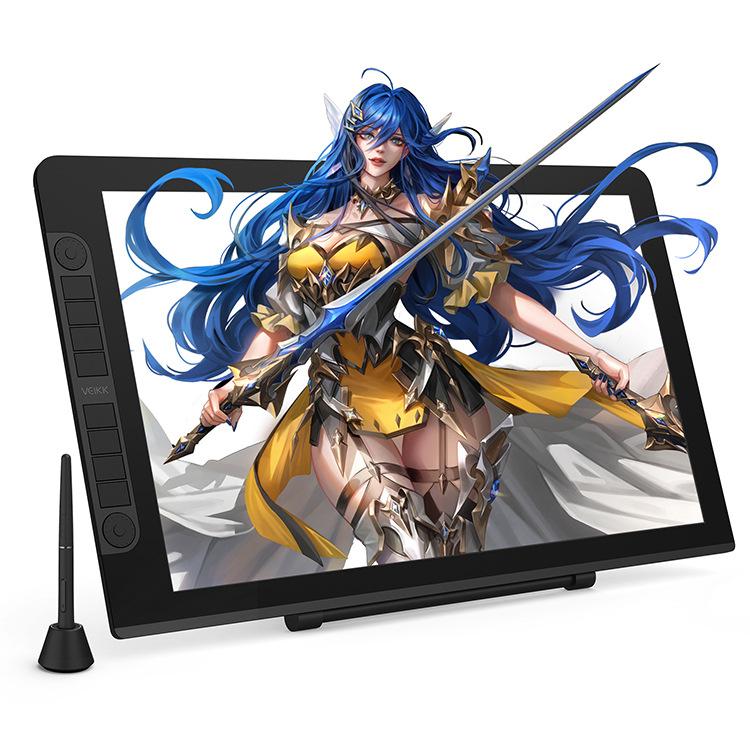 VEIKK VK2200PRO 21.5 inch Digital Screen Hand Drawing Screen Electronic Drawing Screen Compatible With Mobile Phone, EU Plug, US Plug, UK Plug