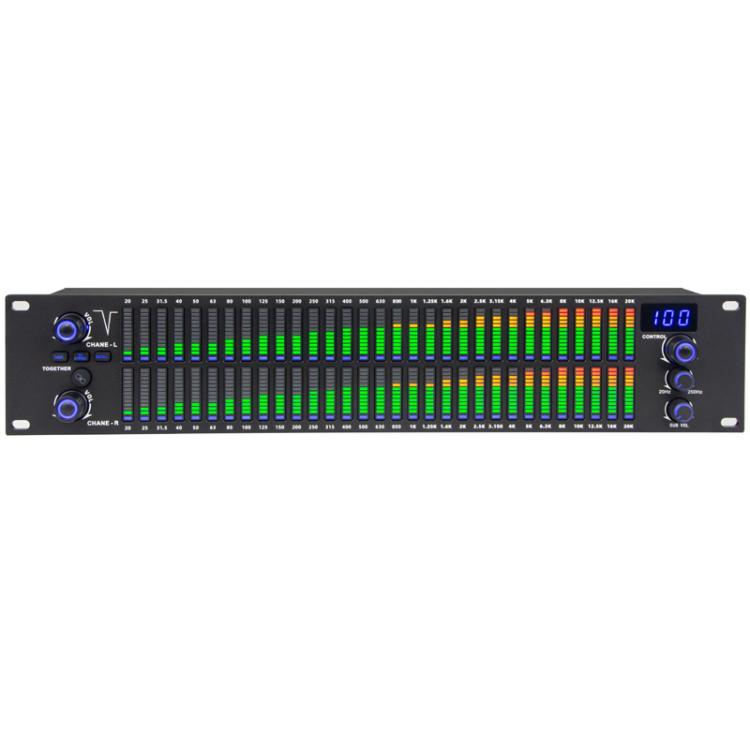 EQ-A32 Digital Equalizer Stage Home Karaoke Noise Reduction Audio Processor, EU Plug, US Plug, UK Plug, AU Plug