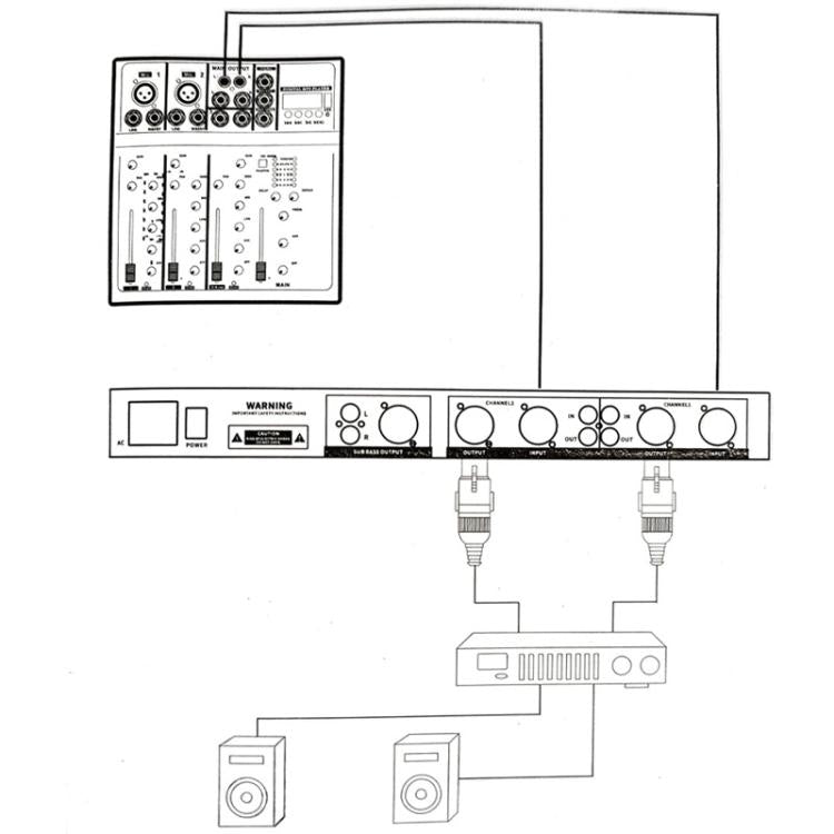 MP-100 Professional Vocal Enhancement Booster Preamp Effects Unit, US Plug, EU Plug, UK Plug, AU Plug