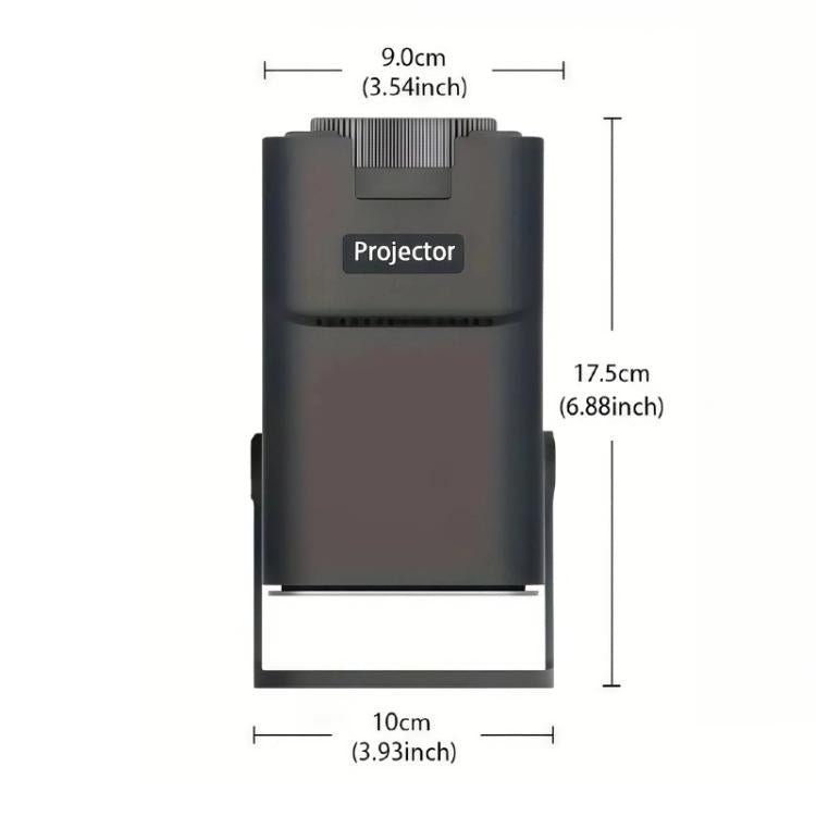 HY320 Mini Android 11 Portable 4K HD Projector With WiFi 6, Bluetooth, 180-Degree Rotation, Wireless Screen Mirroring, UK Plug, US Plug, EU Plug