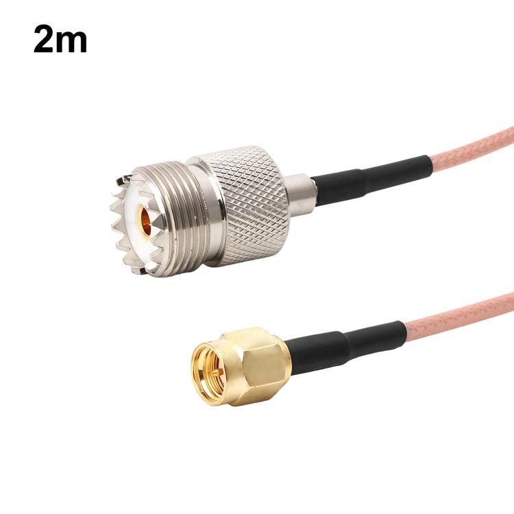 SMA Male To UHF Female S0239 Coaxial Cable RG316 RF Extension Cable, 0.1m, 0.15m, 0.3m, 1m, 2m, 3m, 5m