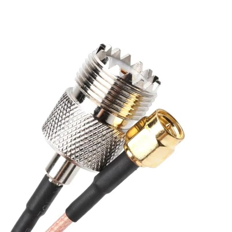 SMA Male To UHF Female S0239 Coaxial Cable RG316 RF Extension Cable, 0.1m, 0.15m, 0.3m, 1m, 2m, 3m, 5m