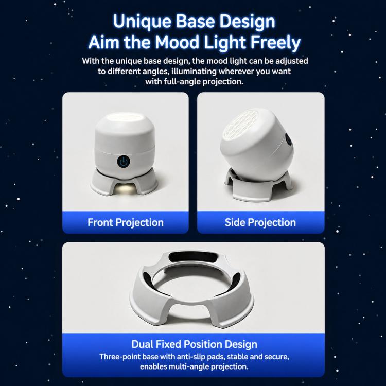 LED Projector Light 16 Patterns Rotating Stage Lamp With Adjustable Base, Rechargeable+Touch Switch Ocean Series, Plug-in Ocean Series, Rechargeable+Touch Switch Snowflake Series, Plug-in Snowflake Series, Rechargeable+Touch Switch Christmas Series    ...