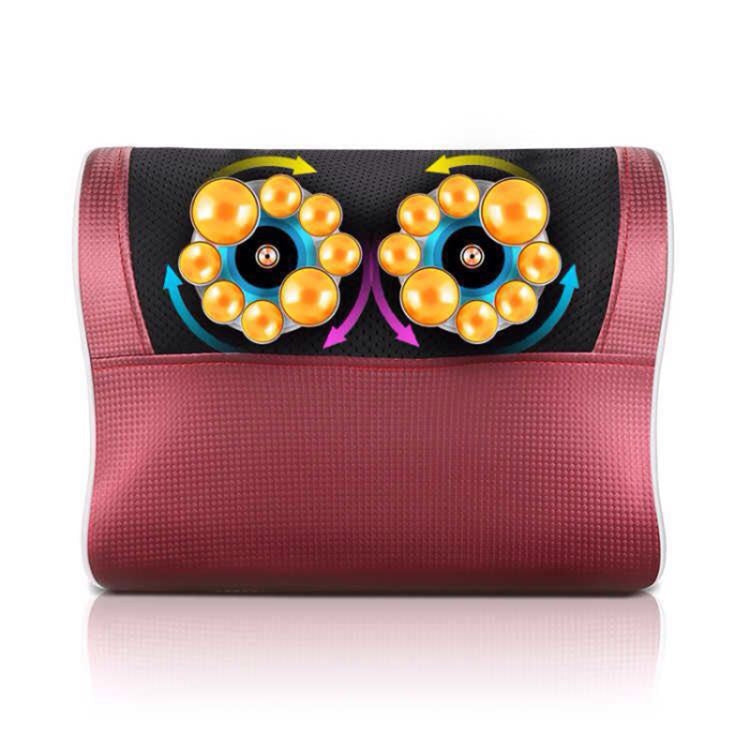 Cervical Spine Massage Pillow Neck Waist Back Multifunctional Electric Massage Cushion, EU Plug, AU Plug, US Plug, UK Plug